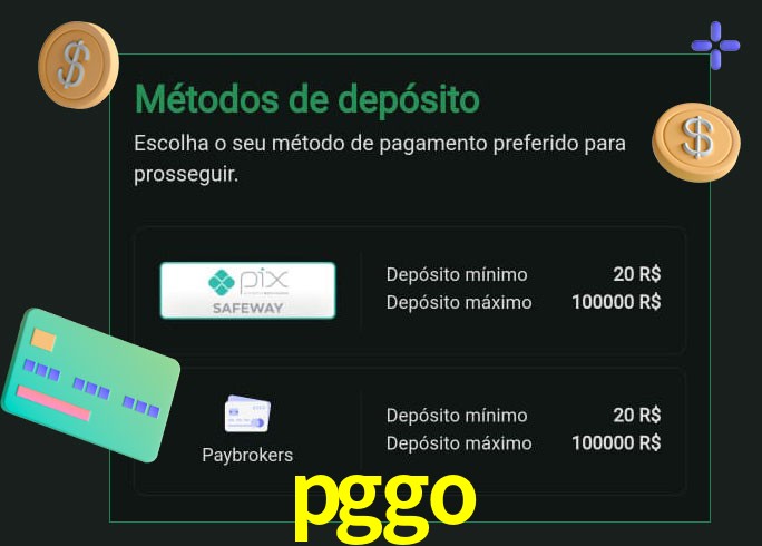O cassino pggo oferece uma grande variedade de métodos de pagamento