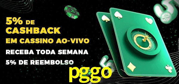 Promoções do cassino ao Vivo pggo